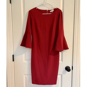 !FINAL PRICE! Calvin Klein BellSleeve Sheath Dress